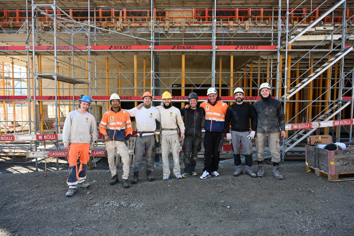 Baustellenteam